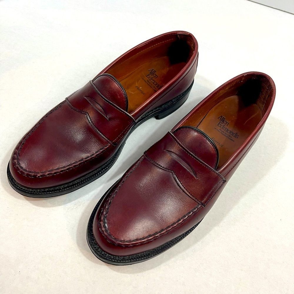 Allen Edmonds Burgundy Loafers